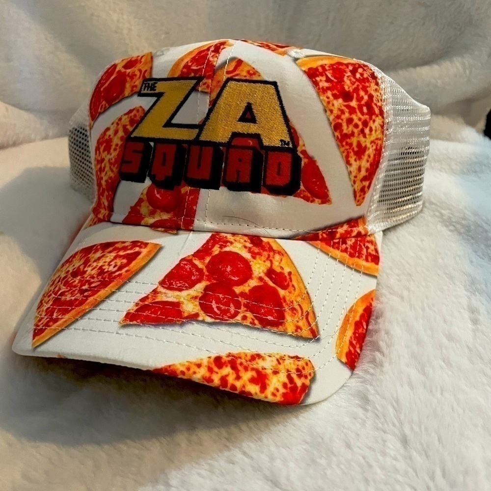 nwt the za squad pizza trucker hat - Picture 1 of 3